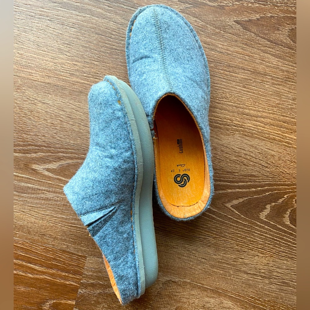 Clarks Cloudstepper Cushion Soft Mules Sz9